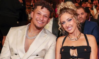 Incredible: Brittany ditched her signature blonde hair for a sexy photo shoot, Brittany Mahomes officially has her husband's approval on her new hair transformation.